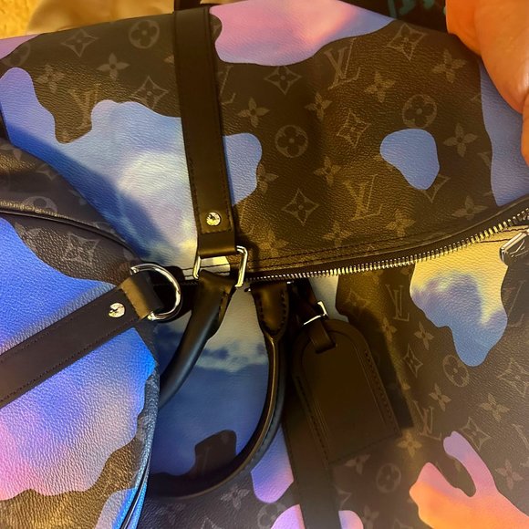 Louis Vuitton Monogram Eclipse Sunrise Keepall Bandouliere 55 - Picture 2 of 3